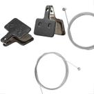Kit Completo Freio Bicicleta MTB com Pastilhas Mola e Cabos Dianteiro Traseiro Tipo Shimano