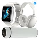 Kit Completo Garrafa Térmica Inox 500ml com LED Smartwatch Y8 Fone Bluetooth Estilo e Tecnologia em Um Só Pacote