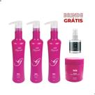 Kit Completo Glynett Linha Efeito Teia Nano-regeneração