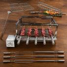 Kit completo Grill 5 Espetos Inox