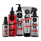 Kit Completo Haskell Frizz Cancelado (5 Itens) Haskell Antifrizz com Óleo de Marula e Tecnologia Lamelar Crystal