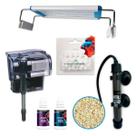 Kit Completo Itens Para Aquário Betta até 20L Jardim Submerso 110V