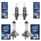 Kit Completo Lampadas para Farol com Foco Duplo H7 H1 Halogena Original Compatibilidade na Descrição