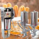 Kit completo Maquina de Churros + 2 Doceiras Recheadeiras