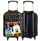 KIT Completo Mochila Rodinhas Grande Mickey Lancheira e Estojo Bolsa Espaçosa e Resistente
