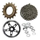 KIT completo mtb 26 - corrente, coroa, catraca e central
