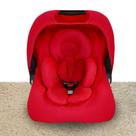Kit Completo Para Bebê Conforto 4 Peças Vermelho Capota +Capa+ Apoio+Protetor De Cinto