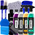Kit Completo para Estética Automotiva Vonixx Tok Final Sintra Intense Vfloc Pneu Pretinho