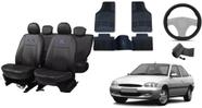 Kit Completo para Interior Escort 95-03: Capas + Tapetes e Volante