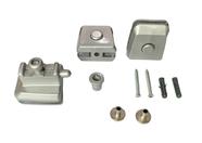 Kit Completo para Janela de Vidro Pivotante Vidro Alvenaria Polímero com Acabamento Eletrostático Kit Completo para Janela de Vidro Pivotante Vidro Alvenaria Polímero com Acabamento Eletrostático