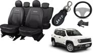 Kit Completo para Jeep Renegade 2015-2023: Couro e Chaveiro Incluso