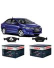 Kit Completo Pastilhas Bosch Honda Fit 08 A 2014 Bb685/bb457