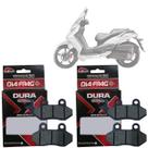 Kit Completo Pastilhas De Freio Diafrag - Dafra Citycom 300i Sem Abs 08-18
