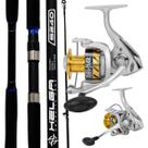 Kit Completo Pesca Pesqueiro Vara Helga 2,40 50lbs Molinete Ragnar Makis Kit Completo Pesca Pesqueiro Vara Helga 2,40 50lbs Molinete Ragnar Makis