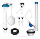 Kit Completo Reparo Simples Entrada e Saída Caixa Acoplada Para o Vaso Deca 1.6gpf 6.0lpf