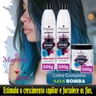 Kit completo S.O.S BOMBA Mycrene, para todos os tipos de cabelos, nutrição profunda, cabelos saudáveis.