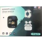 Kit Completo S2000Promax Smartwatch 7 em 3 com Pulseiras Coloridas e Carregador Kit Completo S2000Promax Smartwatch 7 em 3 com Pulseiras Coloridas e Carregador