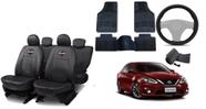 Kit Completo Sentra 15-20: Capa de Couro + Tapetes + Capa de Volante Kit Completo Sentra 15-20: Capa de Couro + Tapetes + Capa de Volante