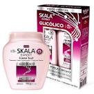 Kit Completo Skala Glicólico: Creme 3 em 1, Shampoo e Condicionador Brilho e Revitalização