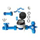 Kit Completo Suporte para Hidrômetro Unijato DN20 3/4 Novo Padrão SABESP