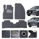 Kit Completo Tapete Carro New Onix Plus 2024 a 2026 Capacho Vinil Cor Grafite Traseiro Inteiriço Grosso