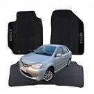 Kit Completo Tapete de Borracha Impermeável Automotivo Etios Sedan 2010 a 2021 - V5709