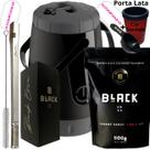 Kit Completo Tereré Black Erva Mate Garrafa térmica Unitermi Copo Inox Bomba de Mola Inox Quadrada Kit Completo Tereré Black Erva Mate Garrafa térmica Unitermi Copo Inox Bomba de Mola Inox Quadrada