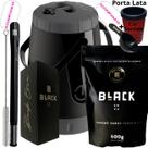 Kit Completo Tereré Black Erva Mate Garrafa térmica Unitermi Copo Inox Bomba Mola Inox QuadradaPreta Kit Completo Tereré Black Erva Mate Garrafa térmica Unitermi Copo Inox Bomba Mola Inox QuadradaPreta