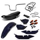 Kit Completo Titan Azul Atessa 2002 (Kit Plástico / Banco / Guidão / Pisca / Manopla / Bagageiro / R