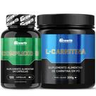 Kit Complexo B 120 Caps + L-Carnitina em Pó 200g Growth Kit Complexo B 120 Caps + L-Carnitina em Pó 200g Growth