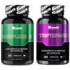 Kit Complexo B 120 Caps + Triptofano 120 Caps Growth Kit Complexo B 120 Caps + Triptofano 120 Caps Growth