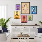 Kit Composição 6 Quadros Decorativos OsOrixás Kit Composição 6 Quadros Decorativos OsOrixás