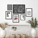 Kit Composição 6 Quadros Decorativos São Paulo