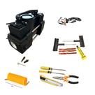 Kit Compressor De Ar Digital 12v 150psi Maleta De Ferramentas Shark Blue
