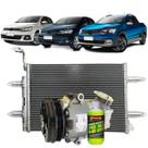 Kit Compressor E Condensador Ar Cond Vw Gol G5 G6 Voyage 3pk
