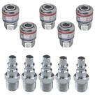 Kit Compressor Espigão Engate Rápido E Pino Engate 1/4 Macho Kit Compressor Espigão Engate Rápido E Pino Engate 1/4 Macho