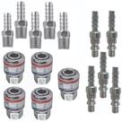 Kit Compressor Espigão Engate Rápido E Pino Engate 1/4 Kit Compressor Espigão Engate Rápido E Pino Engate 1/4