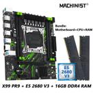 Kit Computador Intel Xeon E5 2680 V3 - Placa-mãe X99, 16GB DDR4 e Dual-Channel