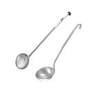 Kit Concha De Servir Feijão + Escumadeira Arroz Fritura 9cm Ø 23cm Kit Concha De Servir Feijão + Escumadeira Arroz Fritura 9cm Ø 23cm