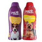 Kit Condicionador + Shampoo 5x1 Pet Clean Cachorro Gato