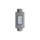 Kit Condulete 3/4 Placa 1 Posto e Mod Tomada 20A Tramontina