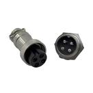 Kit conec.mike circ macho/femea 4 vias Kit conec.mike circ macho/femea 4 vias