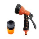Kit Conector 1/2pol + Esguicho Jato 7 Tipos Para Mangueira