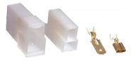 Kit Conector 2 Vias Para Macho Femea Completo Tc9024252