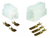 Kit Conector 3 Vias Som Automotivo Universal C/ 6 Terminais