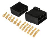 Kit Conector 6 Vias Emb Macho Fêmea c/terminais - Tc 1517