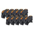 Kit Conector Alavanca de Emenda KV121 1 Via 32A Trilho DIN Cabo 0,2-4,0mm² - Preto