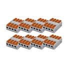 Kit Conector Alavanca de Emenda KV226 41A Cabo 0,5-6,0mm² 4 vias
