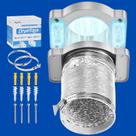 Kit Conector de Duto para Secadora DryerEase 4" x 0,8 m Magnético