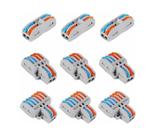 Kit Conector Elétrico Rápido Emenda Fios 2, 4, 6 Kit Conector Elétrico Rápido Emenda Fios 2, 4, 6